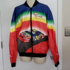Vintage Tyvek Dupont Nascar #24 Jeff Gordon Racing Jacket Size XXL USA